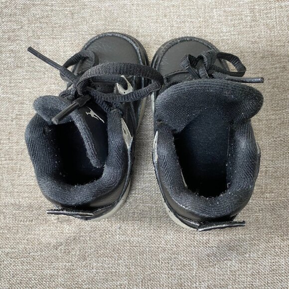 Nike Jordan 4 Retro (TD) 4C Black/Tech Grey-White 707432-003 - Picture 5 of 11